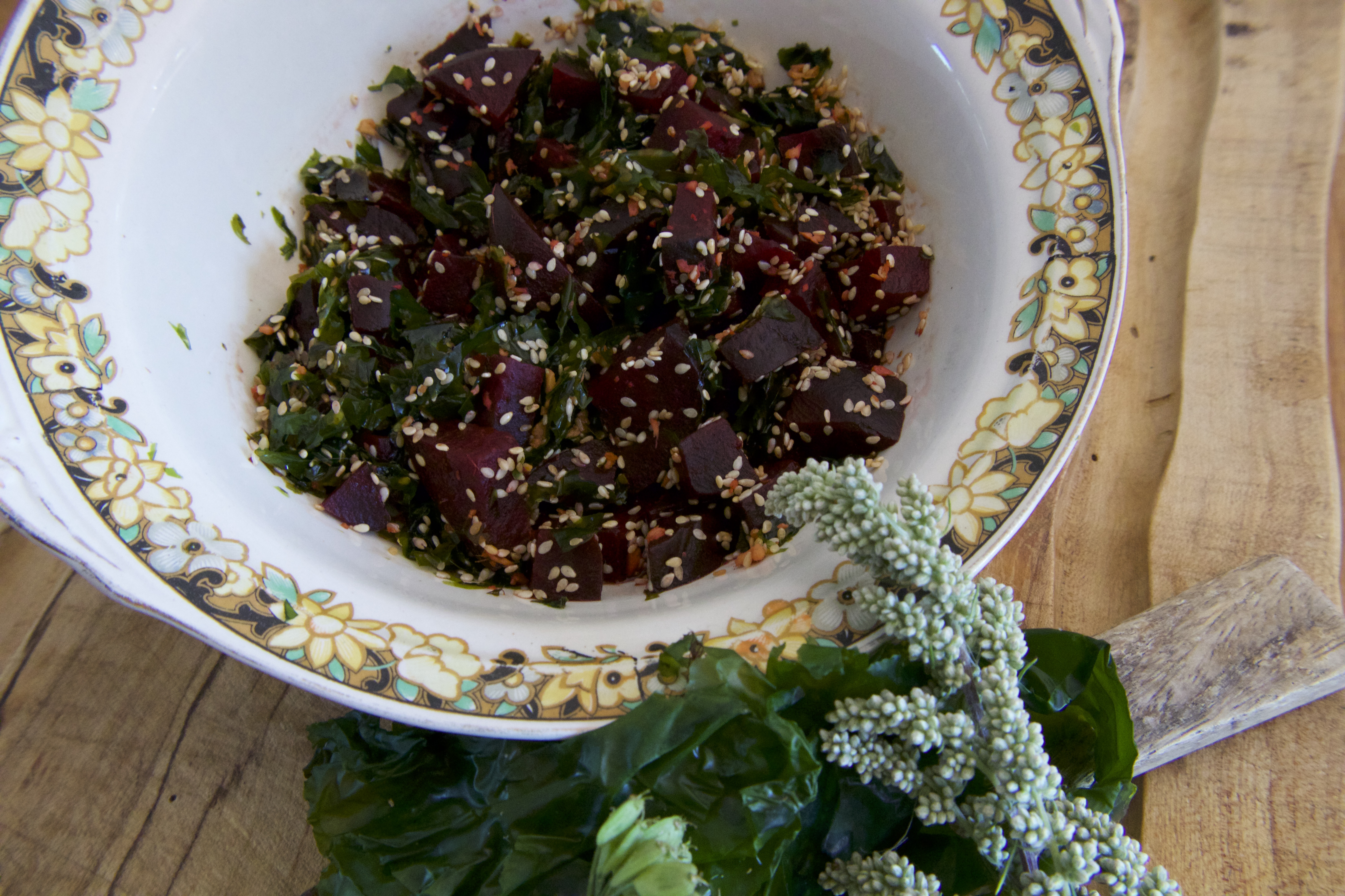 Roasted Beets and Sea Lettuce